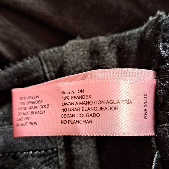 JUICY COUTURE Show Me Off black lace teddy padded bra one piece suit *flaws* - Picture 7 of 9